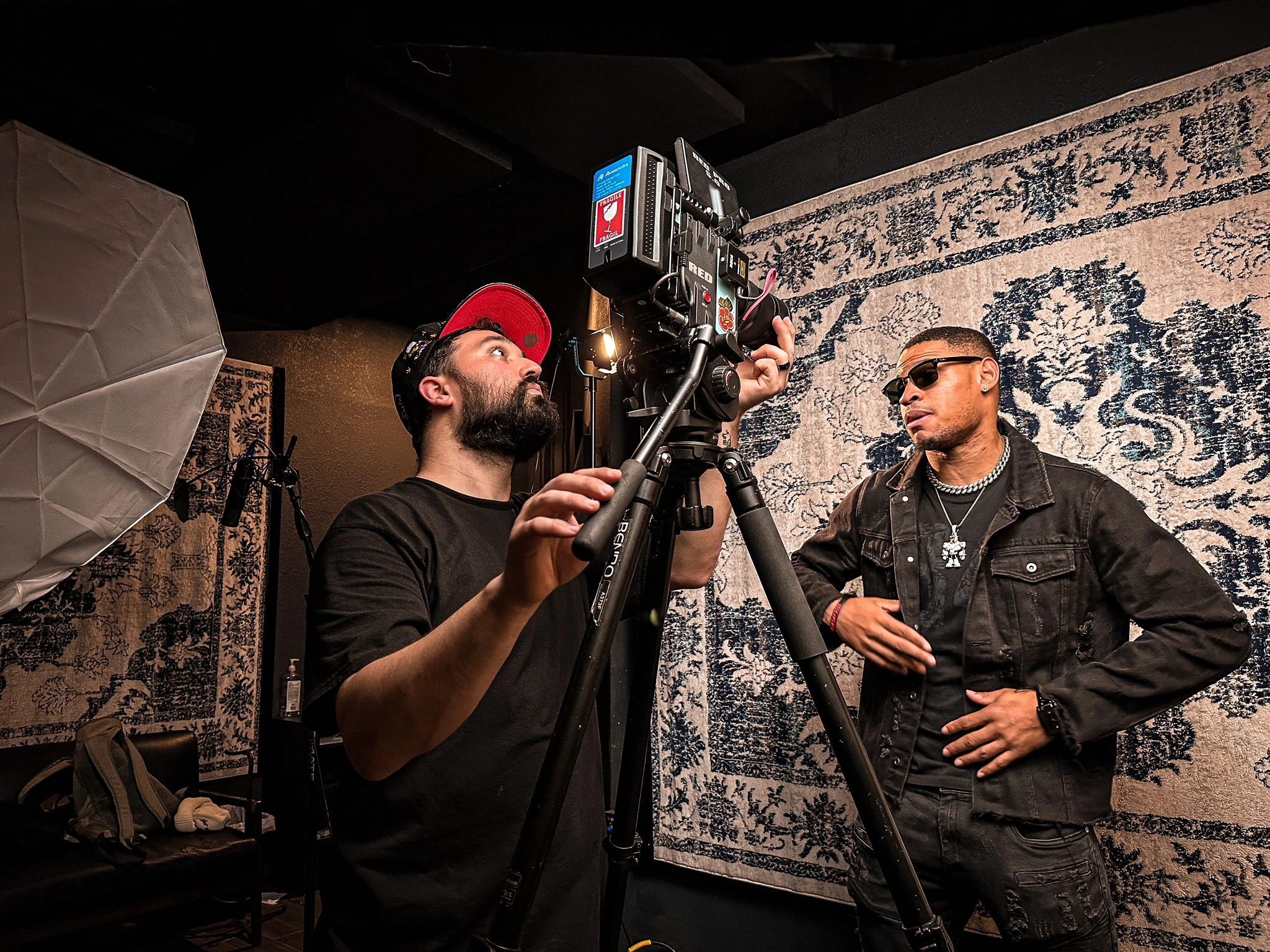 Music video · On set